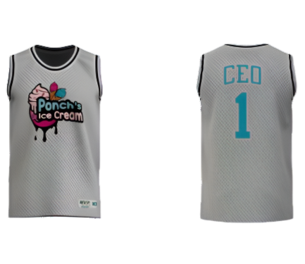 PRE-ORDER: Gray Ponch's Ice Cream Jersey (Customizable)